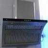 China SS range hood with push button and telescopic duct factory