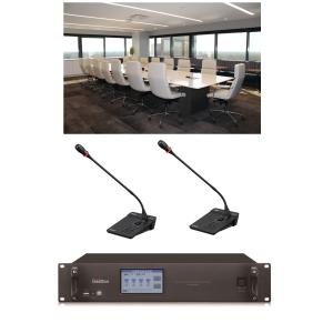 China GESTTON 3 Delegates Wireless Conferencing System Touch Screen Control factory