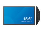 4GB RAM 128GB SSD DC24V Industrial Touch Panel PC 15.6in J1900
