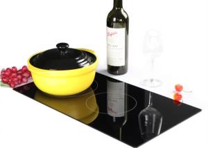 China EMC 220v 3KW Kitchen 2 Burner Ceramic Cooktop factory