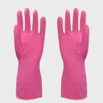 Cotton Flocklined Household Kittchen Rubber Gloves Latex Dishwashing Gloves