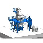 Cement Silo Available Dry Mix Machines With Electronic Weighing System