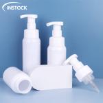 Foaming Facial Cleanser Bottle 200ml 250ml PET Round Pump Bottle For Skincare