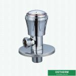 1/2 Inch Chromed Wall Mounted Kitchen Basin Water Round Handle Quick Open