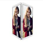 Big Large Outdoor Led Screen For Hire Pixel Pitch 3.33MM P4 Lamp Bar Pole