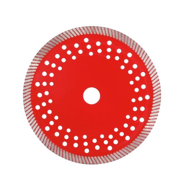 Hot Press Slotted Cutting Disc Double-sided Sawtooth Tile Special sharp Brick Cutting Angle Grinder Blade