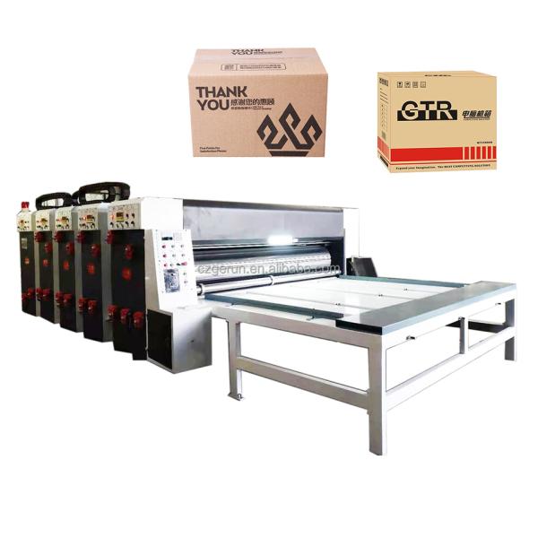 China CE Corrugated Carton Flexo Printing Machine Pizza Box Cardboard Making factory