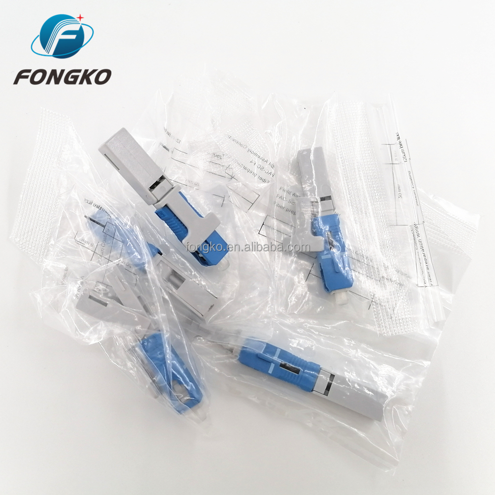 Single Mode Sc Simplex Connector Upc Fiber Connector For g652 g657