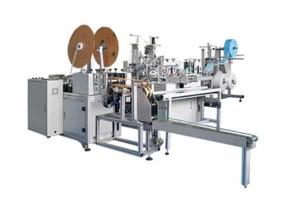 China Automatic Mask Making Equipment , 3 Ply Face Mask Maker Machine factory