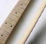 Custom Grand Paddle Guitar Headstock Unfinished Roasted Maple ST Guitar Neck