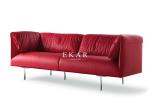 Italy Contemporary Simple Designed Modern Home Living Room Furniture Leather
