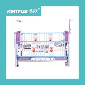 China Two Colors Pink And Blue Hospital Baby Crib For Pediatric Medical factory