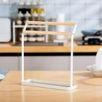 Kitchen Organiser Kitchen Mop Drainer Hanger Standing Sink Rack Multifunction