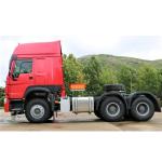 WD615.47 Engine Model SINOTRUK 6X4 HOWO 7 Trailer Tractor Truck Head in Red