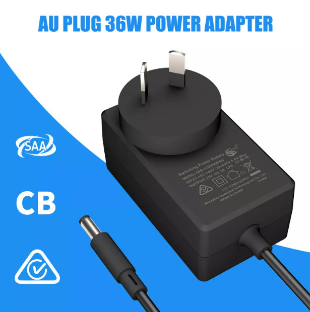 AC 100V-240V Router Power Adapter 1A 1.5A 36W White Black Color