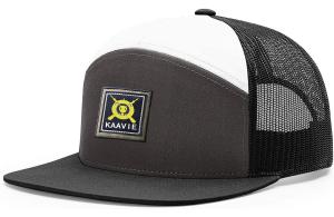 China Customized Snapback Mesh Trucker Caps 56cm Seven Panel Unisex factory