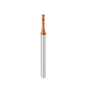 China HRC55 1mm Solide Carbide End Mill 2 Flutes Long Neck Short Flutes Square End Mill factory