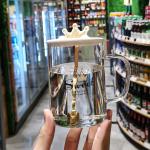 Exclusive Eco Friendly Egg Shaped 15 OZ Drinking Glass With Lid