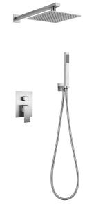 China Metal Rainfall Shower Faucet Set 0.4-0.6MPA For Villa Bathroom XUYA factory