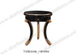 See larger image 2015 New Design Antique Carven wood 3 leg corner table TT-013