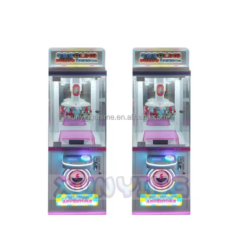 Clip Card Clamp Crane Prizes Miniature Gashapon Machine 1 Player Coin Operated