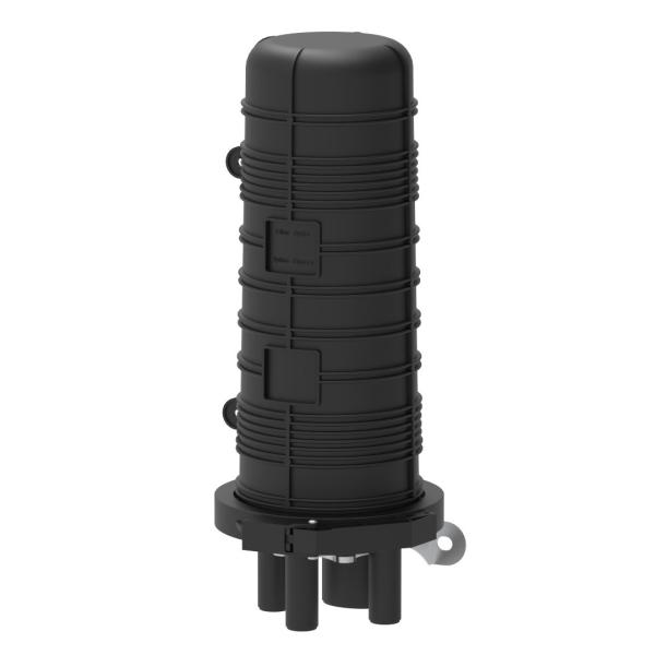 Fiber Fusion Splicer 96 Cores Black Cable Joint Closure for Network FTTH