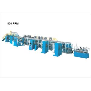 China CE SAP Spray 6M Height 800PPM Baby Diaper Machinery factory