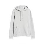 Wholesale Fashion Softness 100% Cotton Light Grey Jogging Gym Hoodie Sweatshirts