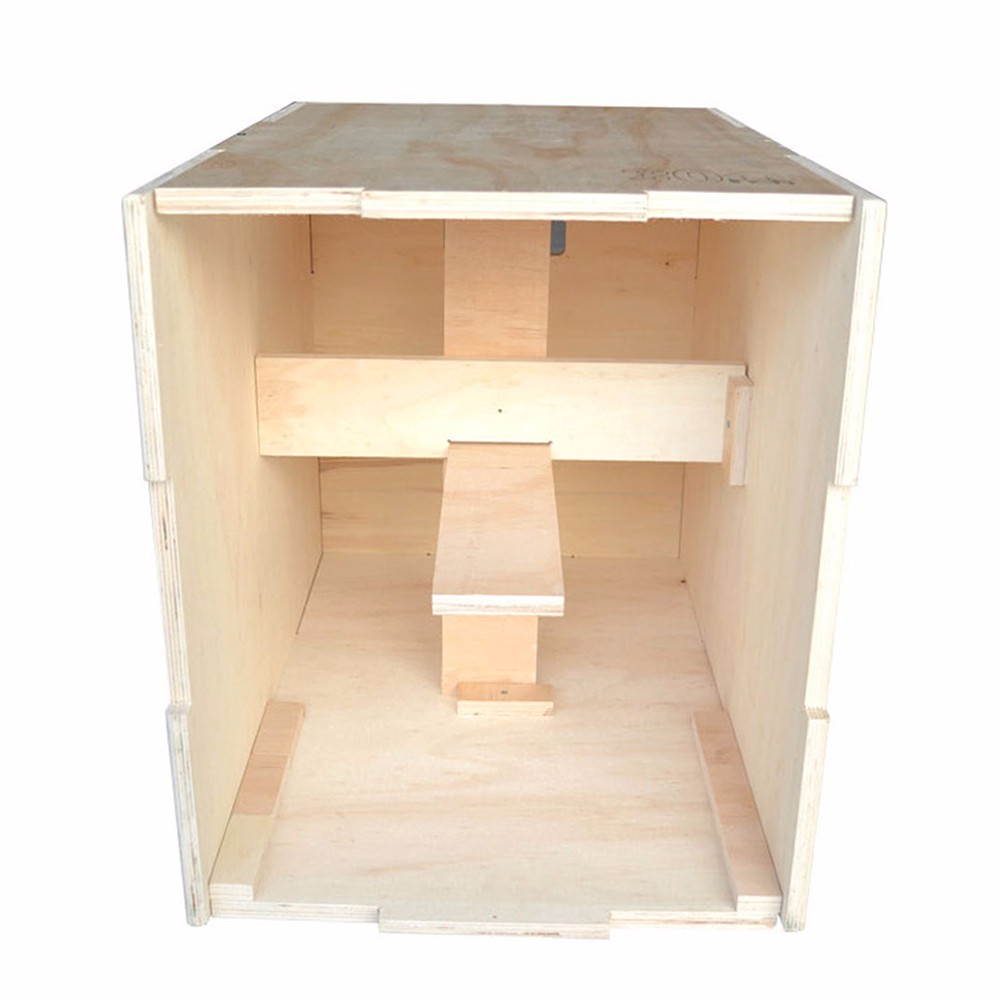 3 In 1 Anti Skid Wooden Plyo Box For Jump Training Customized Logo