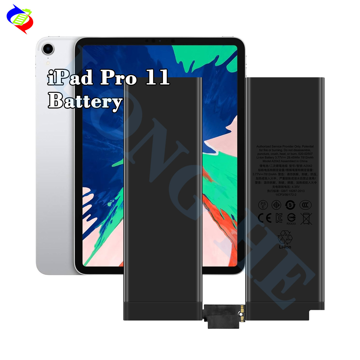 New high quality Lithium For Apple iPad Pro 11 2018 1ST Tablet Battery A2042 A1934 A1979 A1980 A2013 Replacement battery