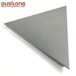 China Perforated Metal Aluminum Tiles For Hanging Suspended System Ceiling factory