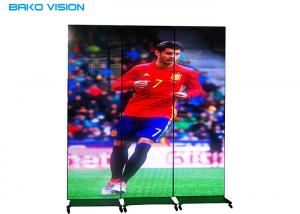 China Movable light weight P3 poster display for shopping center ads on sale