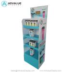 Retail Store POP Floor Displays Corrugated Cardboard For Candy Food Beverages