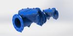 40 Degree Incline Swing Check Valve With AISI B16.1 Flange