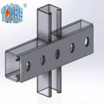 5 Hole Splice Plate Carbon Steel Unistrut Channel C Channel With Holes