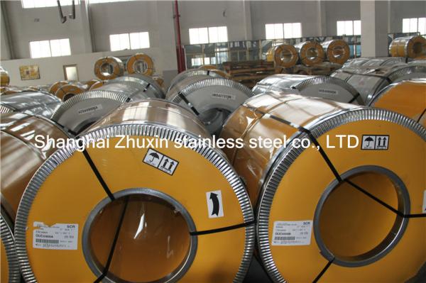 hot Rolled 304L Stainless Steel Coil with 2D 2B Hairline Surface , 6mm Thin Wall