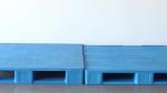 4 way Heavy duty single faced cheap closed euro plastic pallet price with steel