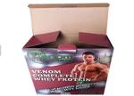 Whey Protein Packaging Paper Square Box / Pharma Box Embossing And Debossing