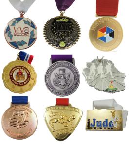 China Custom High Quality Lanyard Metal Medal for Sport ,High Quality Enamel Metal Running Medal with Transfer Printed factory