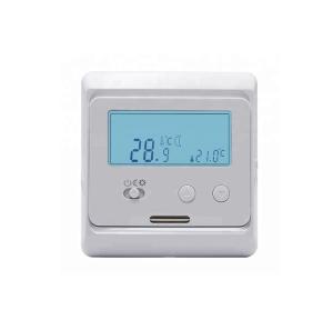 China Indoor Manual Heated Floor Thermostat Energy Saving With LCD Screen factory