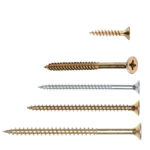 Customized DIN7505 China Spax Screws MDF Screw Double Chipboard Screw