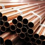 C11000 ASTM Copper Pipe , Air Conditioner Copper Pipe 0.2mm 0.5mm Thickness