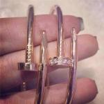 C luxury just nail bracelet 18k gold white gold yellow gold rose gold bracelet