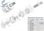 Ap5s53 Ap5s67 Excavator Hydraulic Swing Motor Repair Kit For Ex100 Ex120-2 Ex120