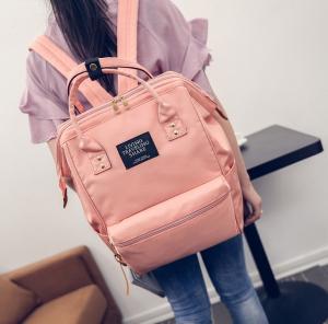 China Japan and South Korea women casual canvas shoulder bag large capacity travel bag computer bag backpack school students factory