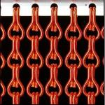 Insect metal Door Screen Curtain 1.6mm Aluminum Beadly Fly Curtain