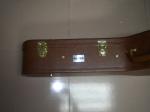 Brown Plywooden 38'' Guitar Rack Case 13cm Neck Thick Plush Lining