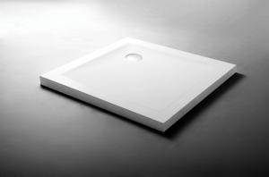 China Scratch Resistant White Stone Shower Tray High Strength Long Service Life factory