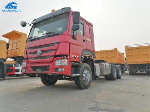 China Tubeless Tire HOWO Tractor Head With HW76 Cabin One Sleeper factory