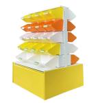 Easy to install supermarket shelves stylish and good-looking snack racks